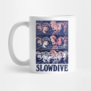 Slowdive • • • • 1990s Retro Glitch Original Design Mug